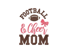 Load image into Gallery viewer, Cheer embroidery design - Football and cheer mom-Kraftygraphy
