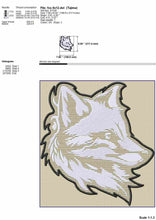 Load image into Gallery viewer, Foxy Applique: Fox Face Embroidery Design for Adding a Whimsical Touch to Your Next Project-Kraftygraphy
