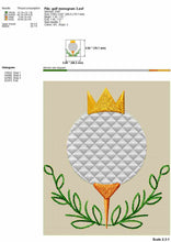 Load image into Gallery viewer, Golf embroidery designs - Golf monogram frame-Kraftygraphy
