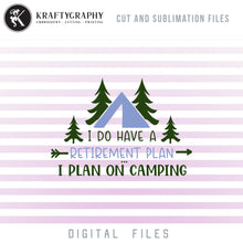 Load image into Gallery viewer, Camping SVG Bundle, Campsite Clipart, Campfire PNG, Camping Shirt SVG, Camping Quotes Dxf, Mountain SVG, Summer Vacation Clip Art, Adventure PNG, Outdoor SVG, Hiking SVG-Kraftygraphy
