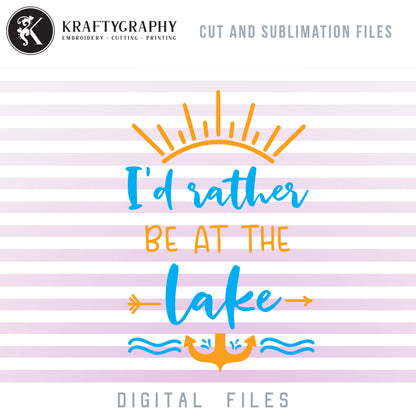 Lake SVG Bundle, Lake Clipart, Lake House Vector, Lake House Sign Sayings, Fishing SVG Images, Camping Quotes SVG, Mountain Camping SVG, Summer Shirt SVG,-Kraftygraphy