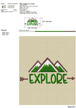 Load image into Gallery viewer, Hiking Machine Embroidery Designs, Mountain Camping Embroidery Patterns, Summer Camp Pes Files, Campsite Embroidery Sayings, Cap Embroidery-Kraftygraphy
