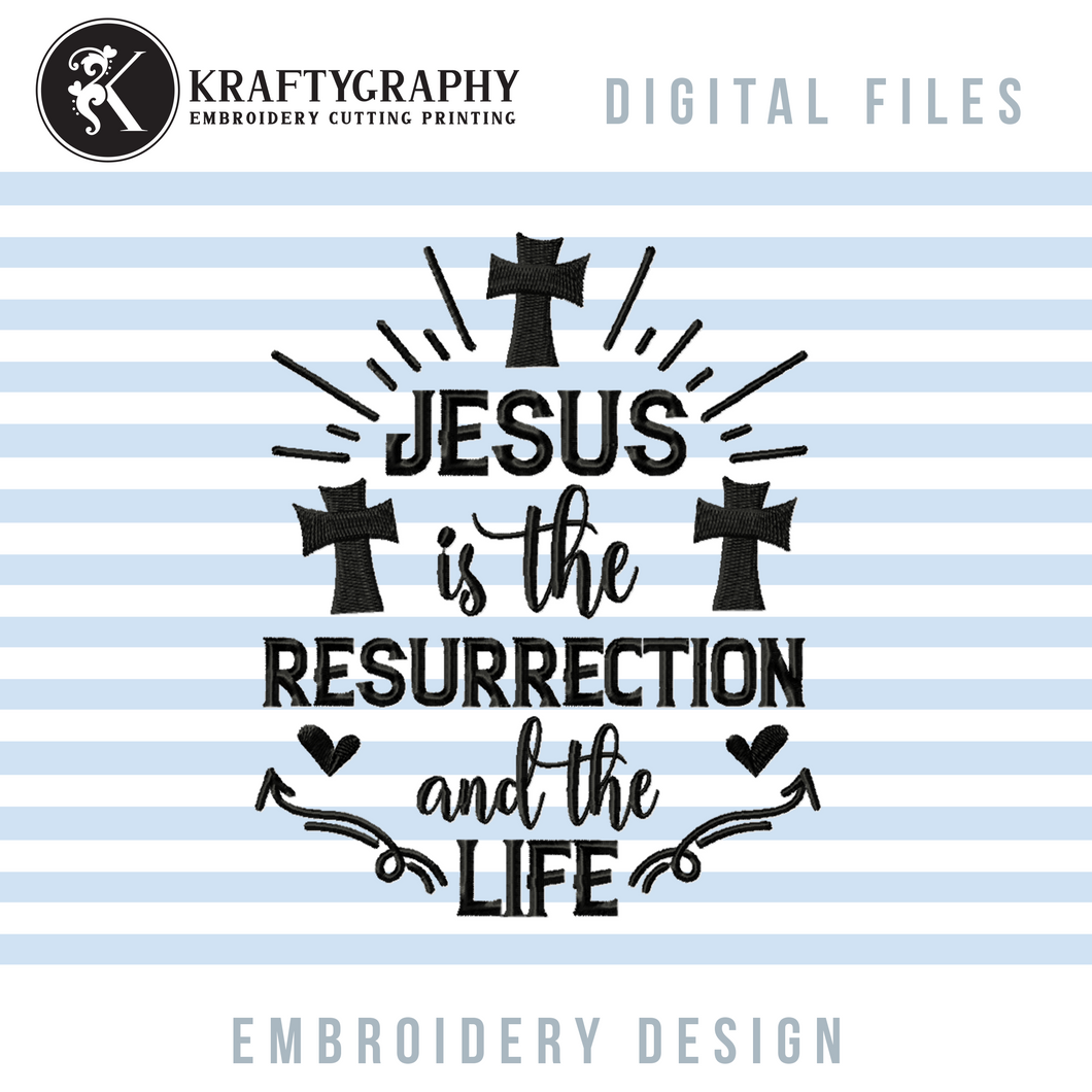 Jesus Machine Embroidery Designs, Bible Verses Embroidery Patterns, Religious Embroidery Sayings,-Kraftygraphy