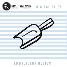 Load image into Gallery viewer, Measuring spoon kitchen embroidery design-Kraftygraphy
