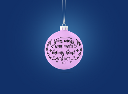 Christmas Memorial Ornaments SVG Bundle, Sympathy Clipart, in Loving Memory PNG for Sublimation, Loss SVG Files, Angel SVG, Angel Wings Dxf, Cardinal Bird SVG, Pet Loss SVG, Memorial Sayings, Your Wings Were Ready SVG, Christmas svg-Kraftygraphy