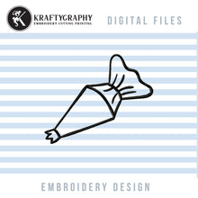 Load image into Gallery viewer, Pastry bag kitchen embroidery designs-Kraftygraphy
