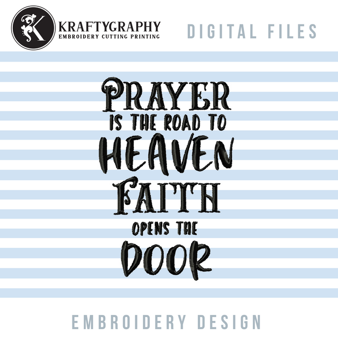 Prayer Embroidery Sayings, Religious Embroidery Designs , Catholic Embroidery Patterns, Church Embroidery Files, Proverbs Embroidery Pes Files, Bookmark Embroidery Word Art,-Kraftygraphy