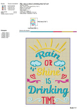 Load image into Gallery viewer, Drinking Time Machine Embroidery Designs, Funny Drinking Embroidery Sayings, Wine Bag Embroidery Quotes, Alcohol Pes Files, Beer Can Sleeve Embroidery, Camping Drinking Embroidery, Coasters Embroidery, Mug Rug Embroidery, Can Coolers Embroidery-Kraftygraphy
