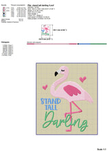 Load image into Gallery viewer, Pink Flamingo Machine Embroidery Designs, Cute Flamingo Embroidery Patterns, Summer Embroidery Ideas, Tropical Pes Files, Funny Jef Files-Kraftygraphy
